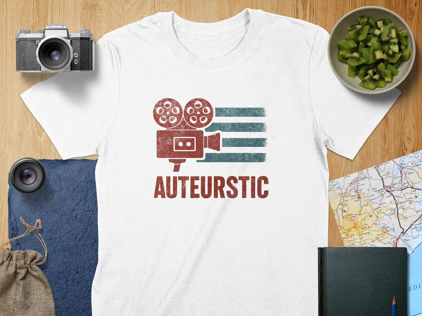 Auteurstic Graphic Tee Perfect for Film Buffs product type