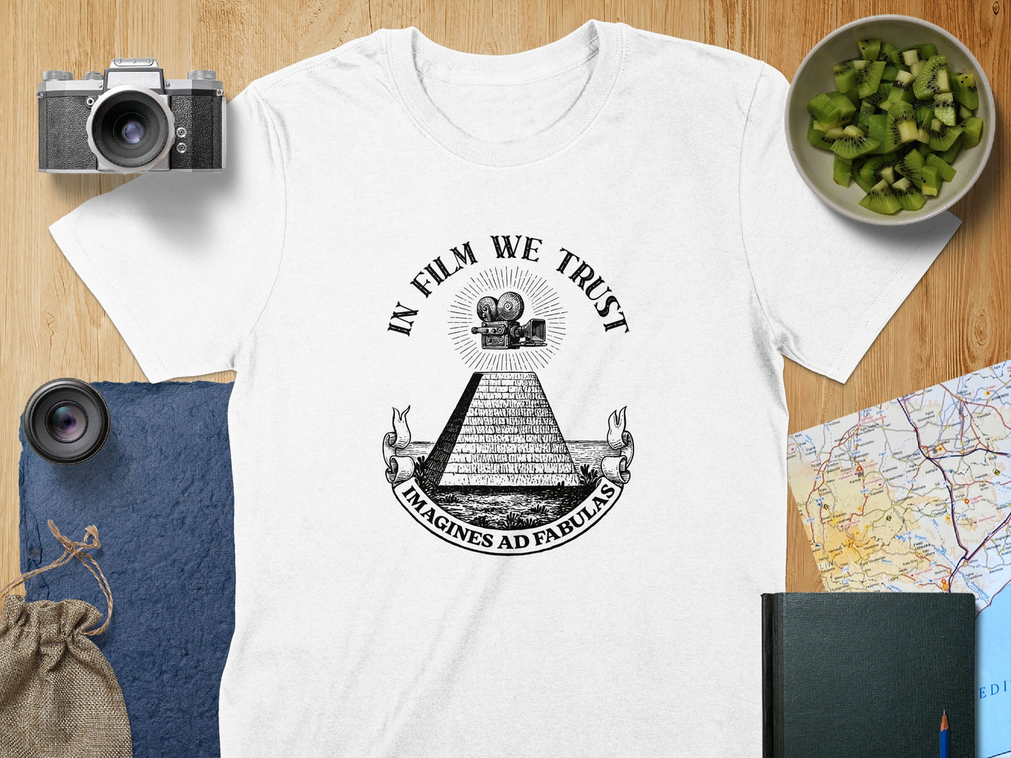 In Film We Trust Imagines Ad Fabulas t-shirt product