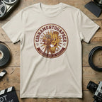 Cinnamon toast character with camera and film reel, text "Cinnamon tographer: We're on a roll!"