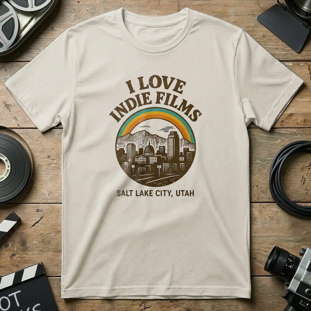 I Love Indie Films Salt Lake City Utah T-Shirt
