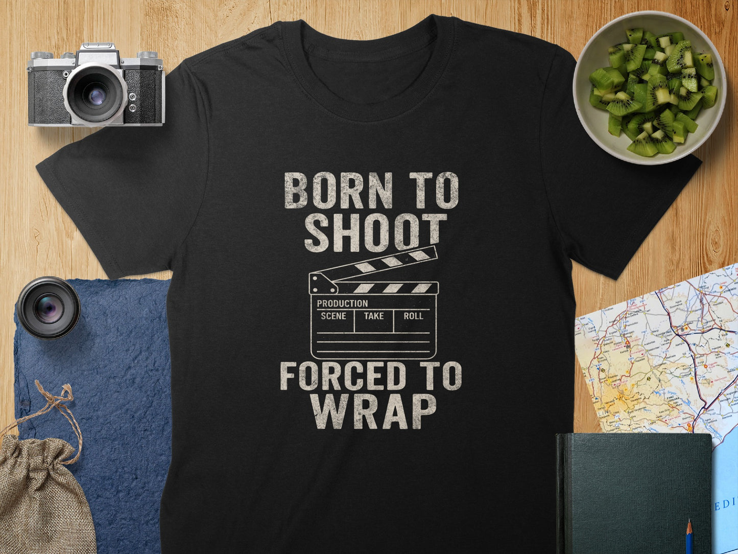 Born to Shoot Forced to Wrap T-shirt product type