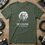 Einstein 'Time is Relative' Camera Sensor T-Shirt