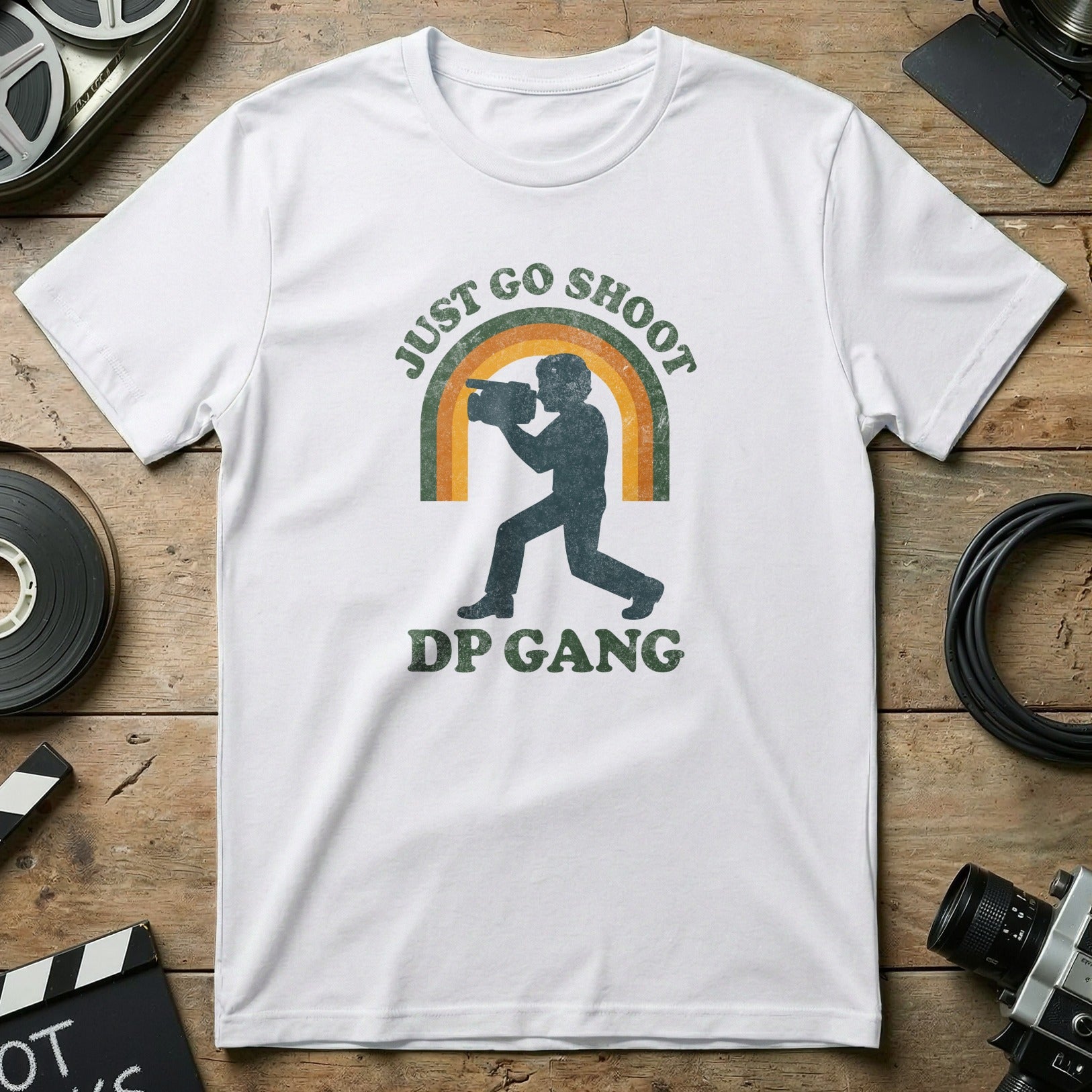 Just Go Shoot DP Gang Cinematography T-Shirt