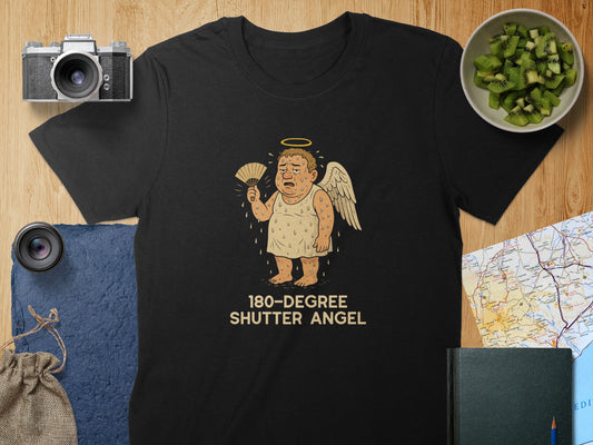 180-Degree Shutter Angel Graphic T-Shirt product