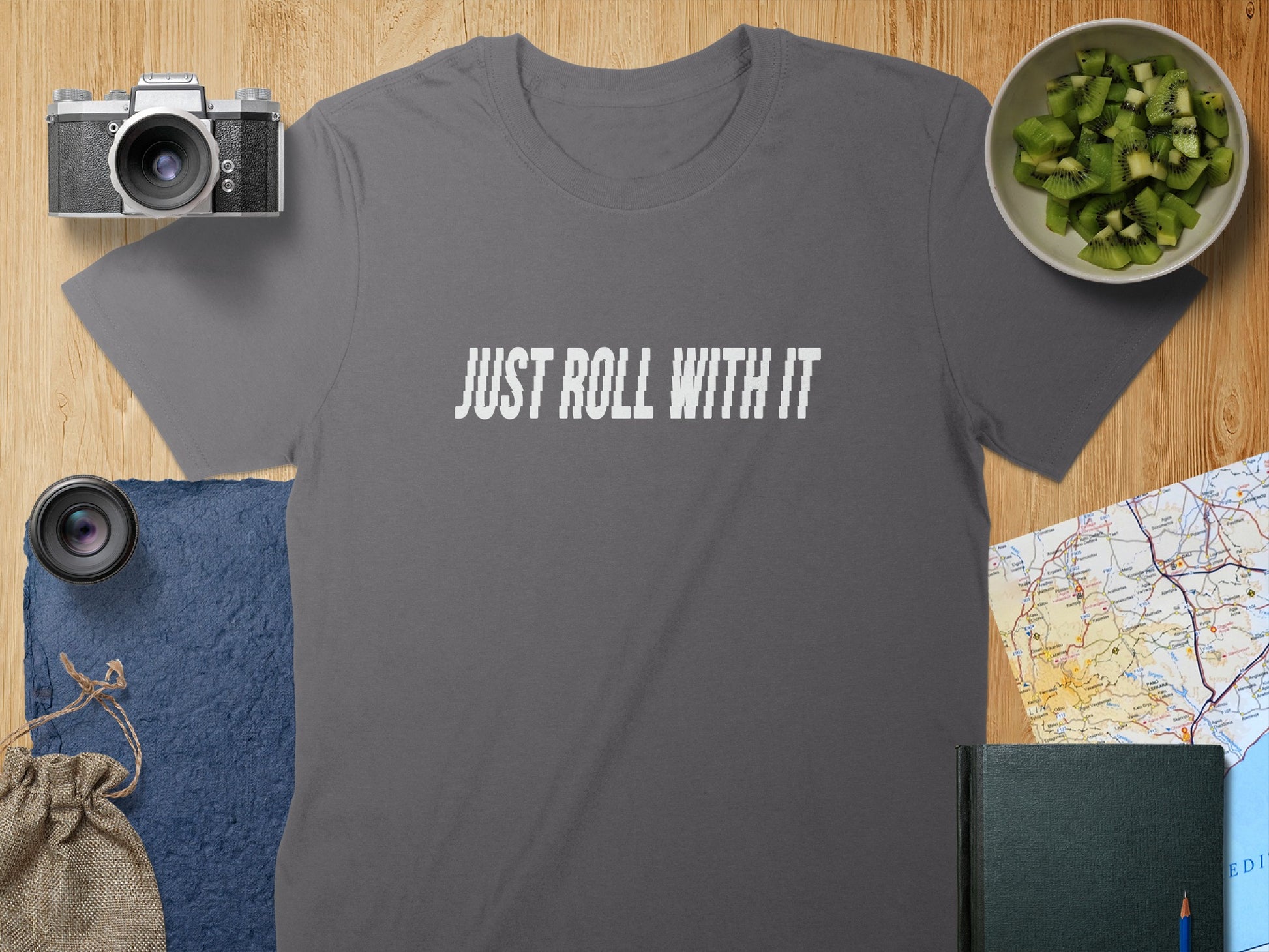 Just Roll with It Graphic Tee Casual Wear Product Type