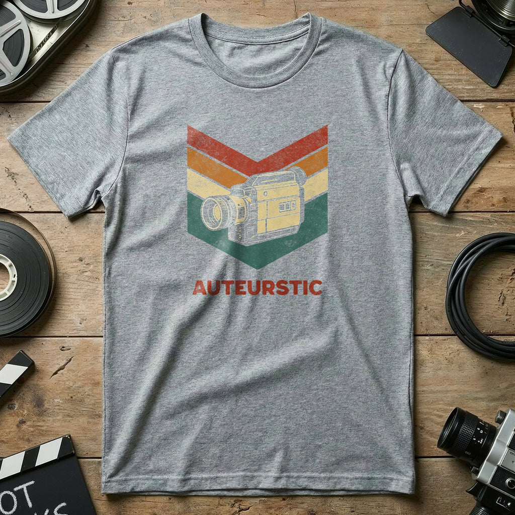 Retro Camera Design Graphic Tee for Film Enthusiasts