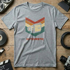 Retro Camera Design Graphic Tee for Film Enthusiasts
