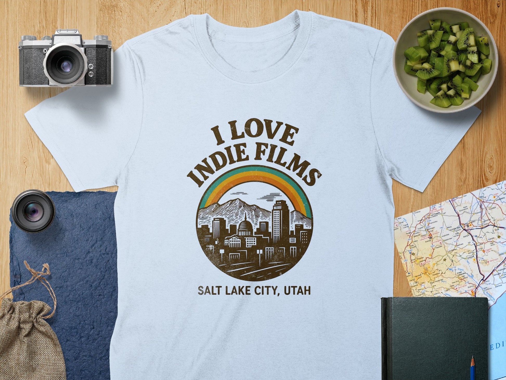 I Love Indie Films Salt Lake City Utah T-Shirt product