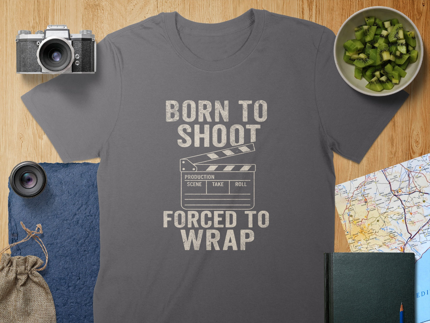 Born to Shoot Forced to Wrap T-Shirt product type
