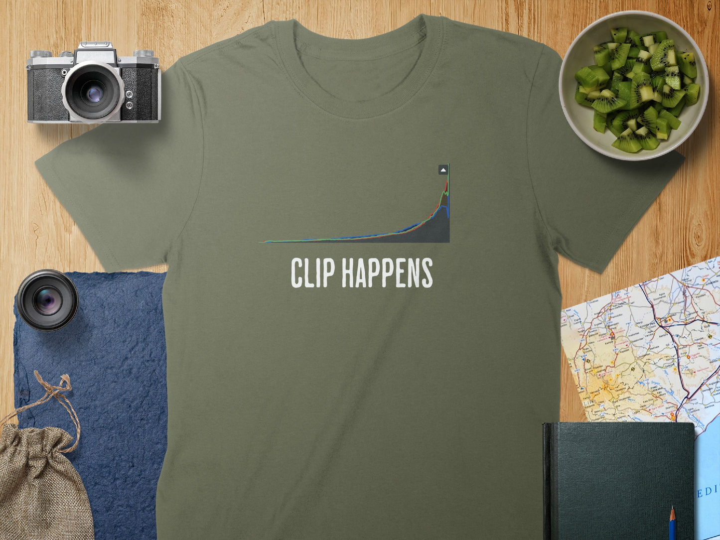 Clip Happens Graphic T-Shirt Humor Product