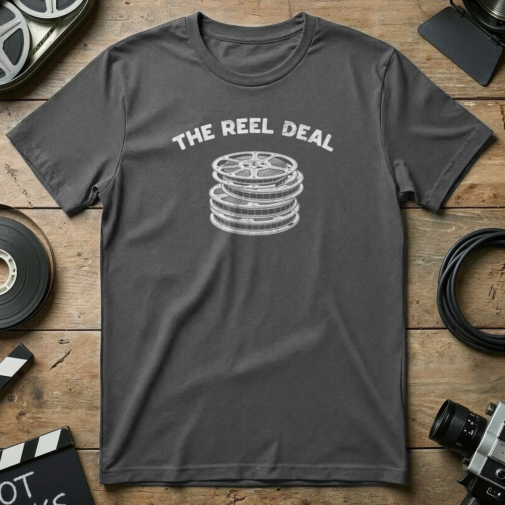 The Reel Deal Film Reels Stack Graphic Art product type