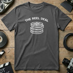 The Reel Deal Film Reels Stack Graphic Art product type