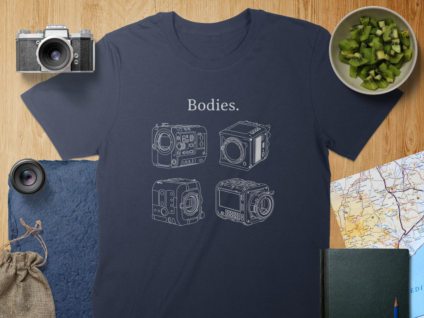 Unique Design Camera Lovers Graphic T-shirt Product