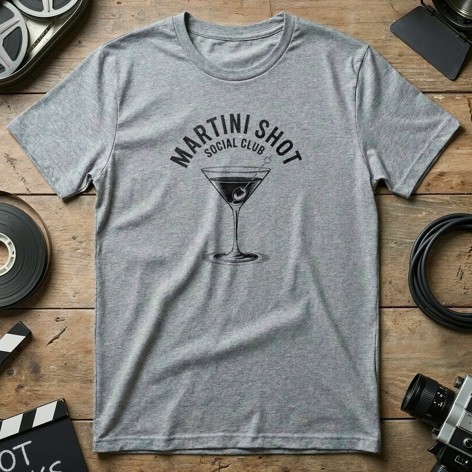 Martini Shot Social Club Graphic Tee Shirt