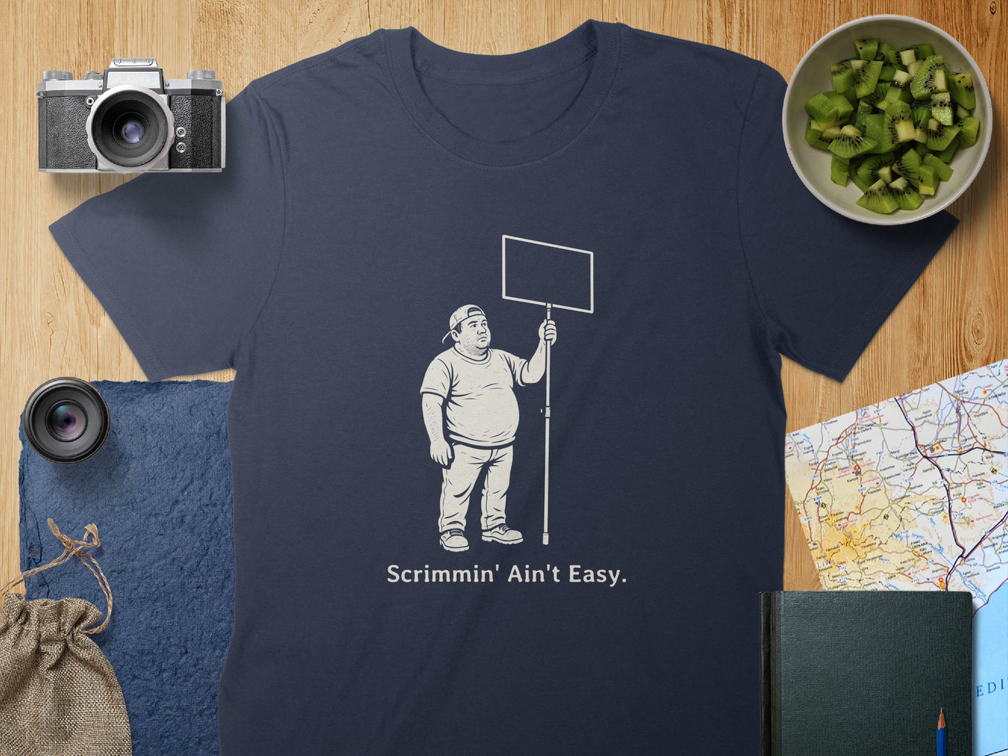 Scrimmin' Ain't Easy Graphic T-shirt product