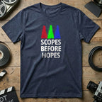 Scopes Before Hopes Graphic Tee for Movie Enthusiasts