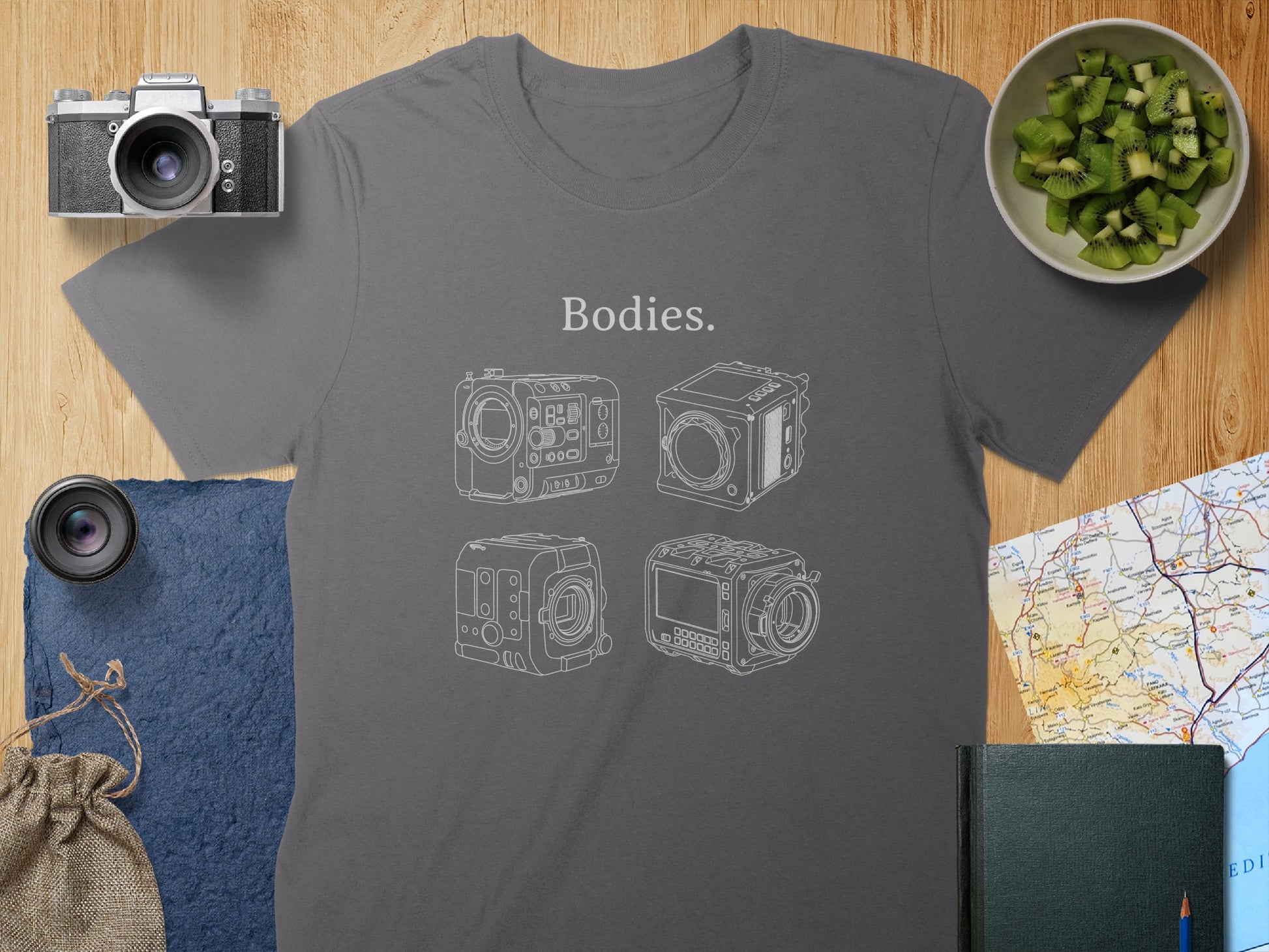 Camera Illustration Shirt Bodies T-Shirt product type