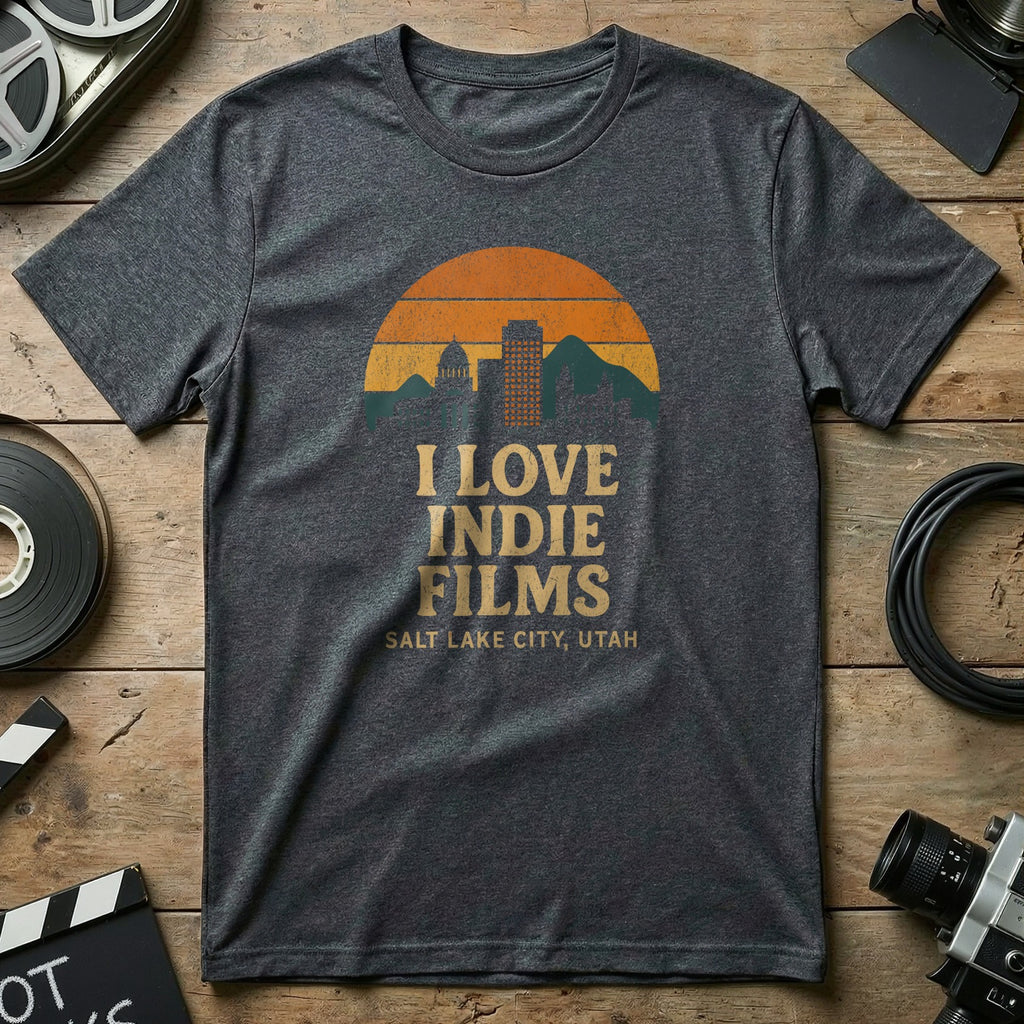 I Love Indie Films Salt Lake City Utah Shirt