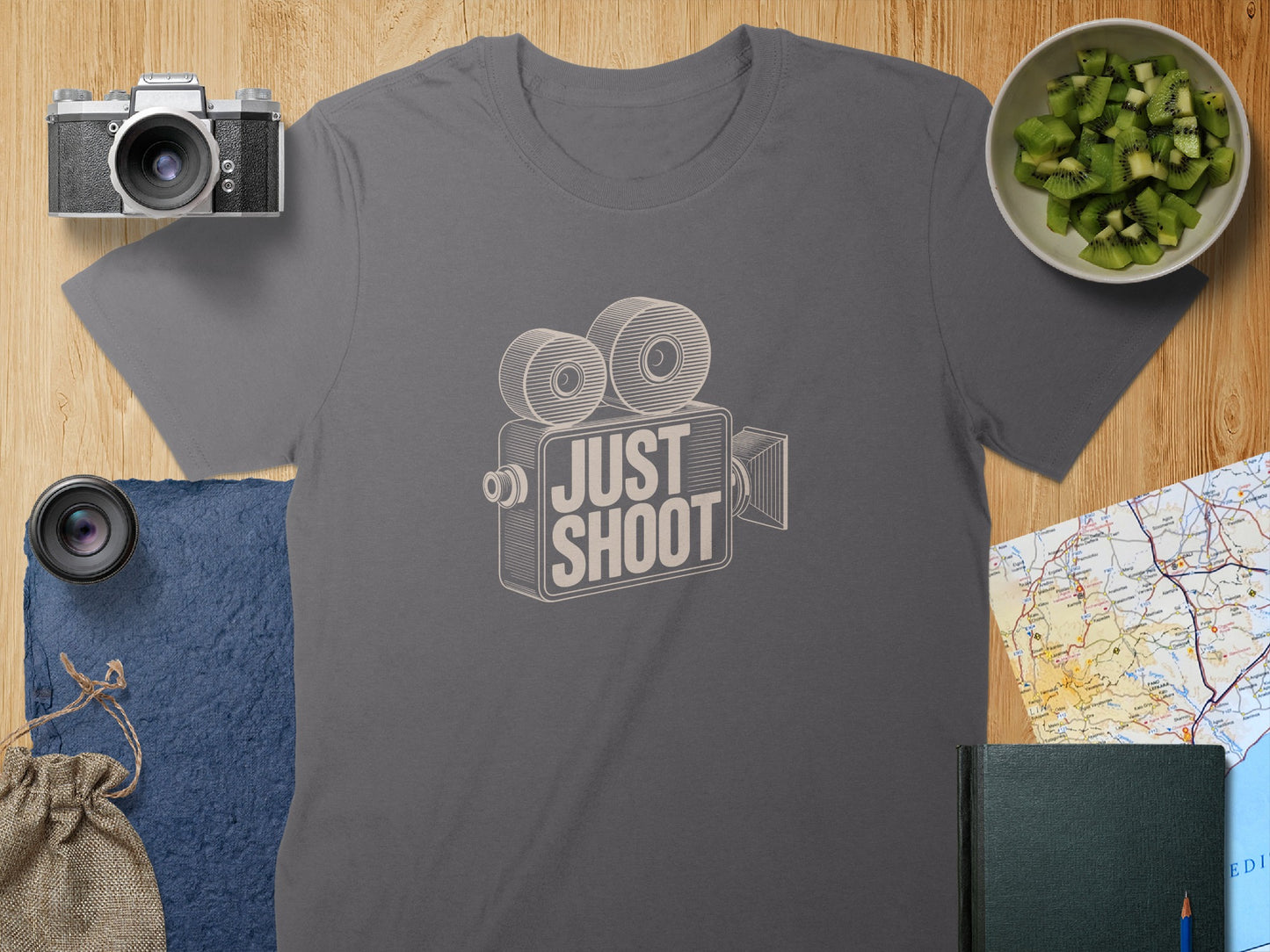 Just Shoot Text Graphic Unisex T-shirt product