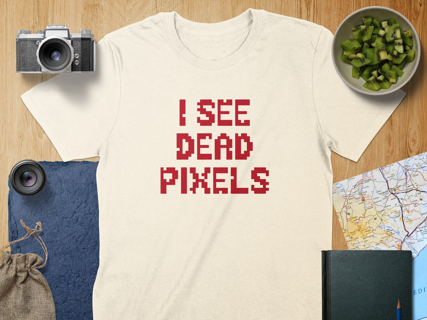 I See Dead Pixels Graphic Printed T-shirt product type