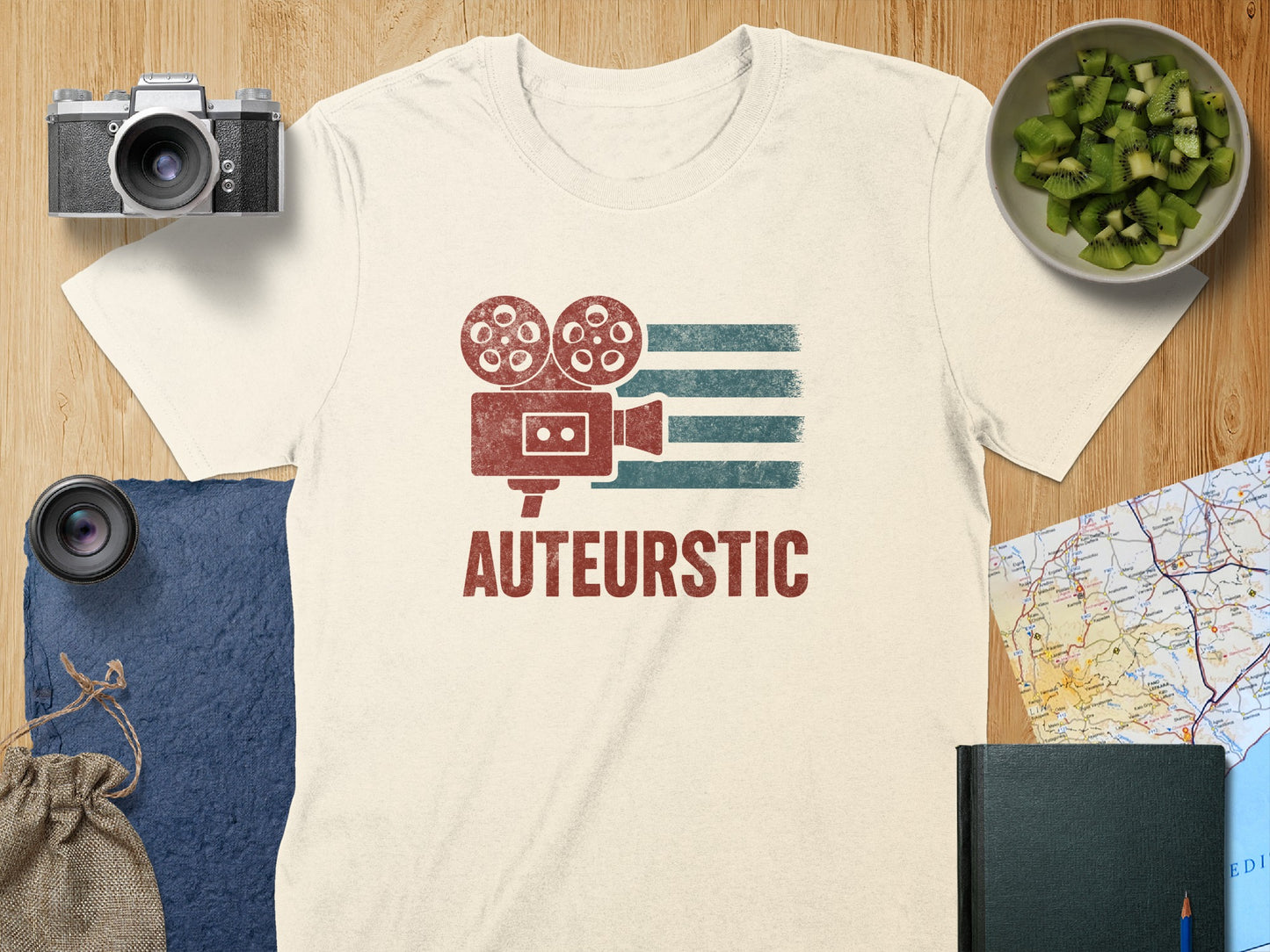 Auteurstic Vintage Style Cool Graphic T-shirt product