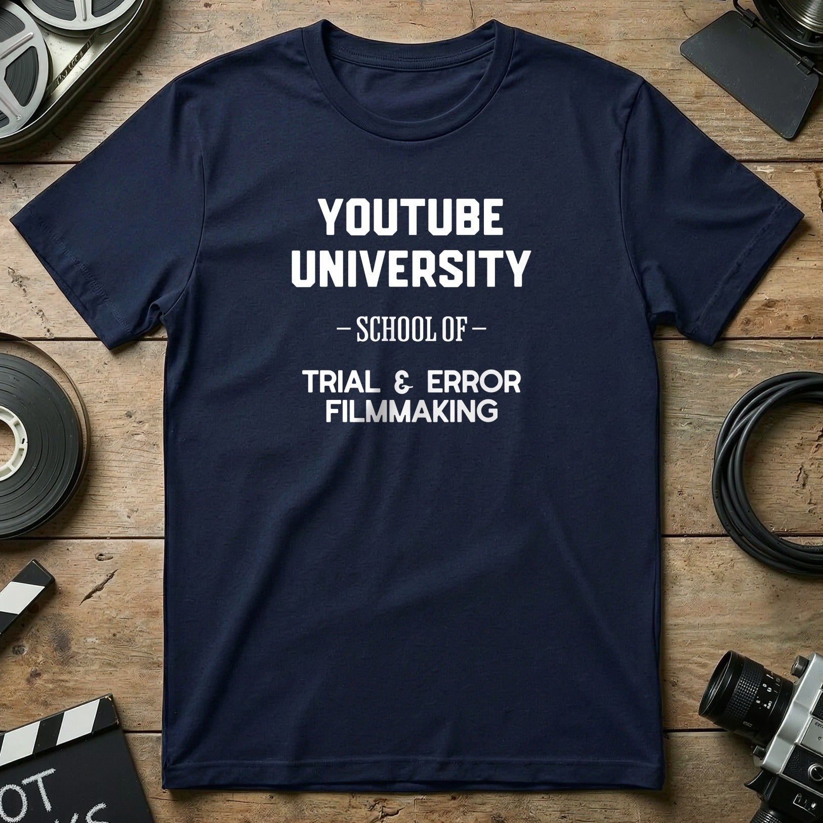 YouTube University Trial & Error Filmmaking T-Shirt
