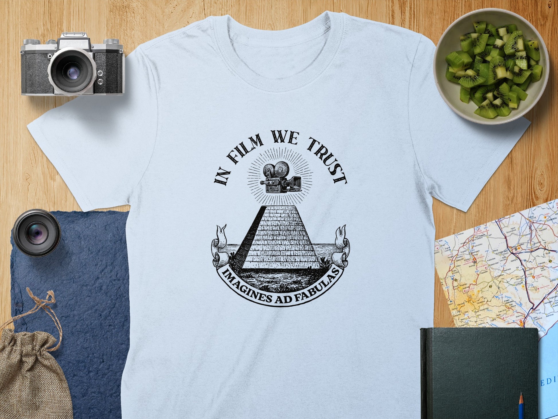 In Film We Trust Imagines Ad Fabulas T-Shirt product type