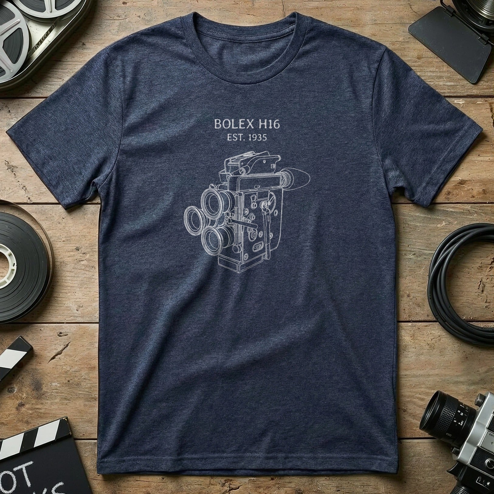BOLEX H16 EST. 1935 Vintage Camera Design t-shirt