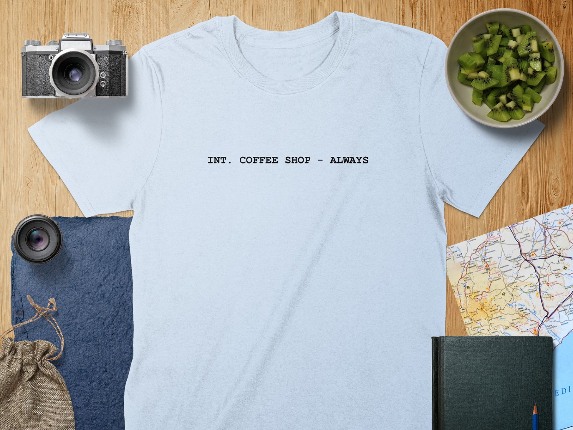 Int. Coffee Shop - Always design graphic t-shirt product type