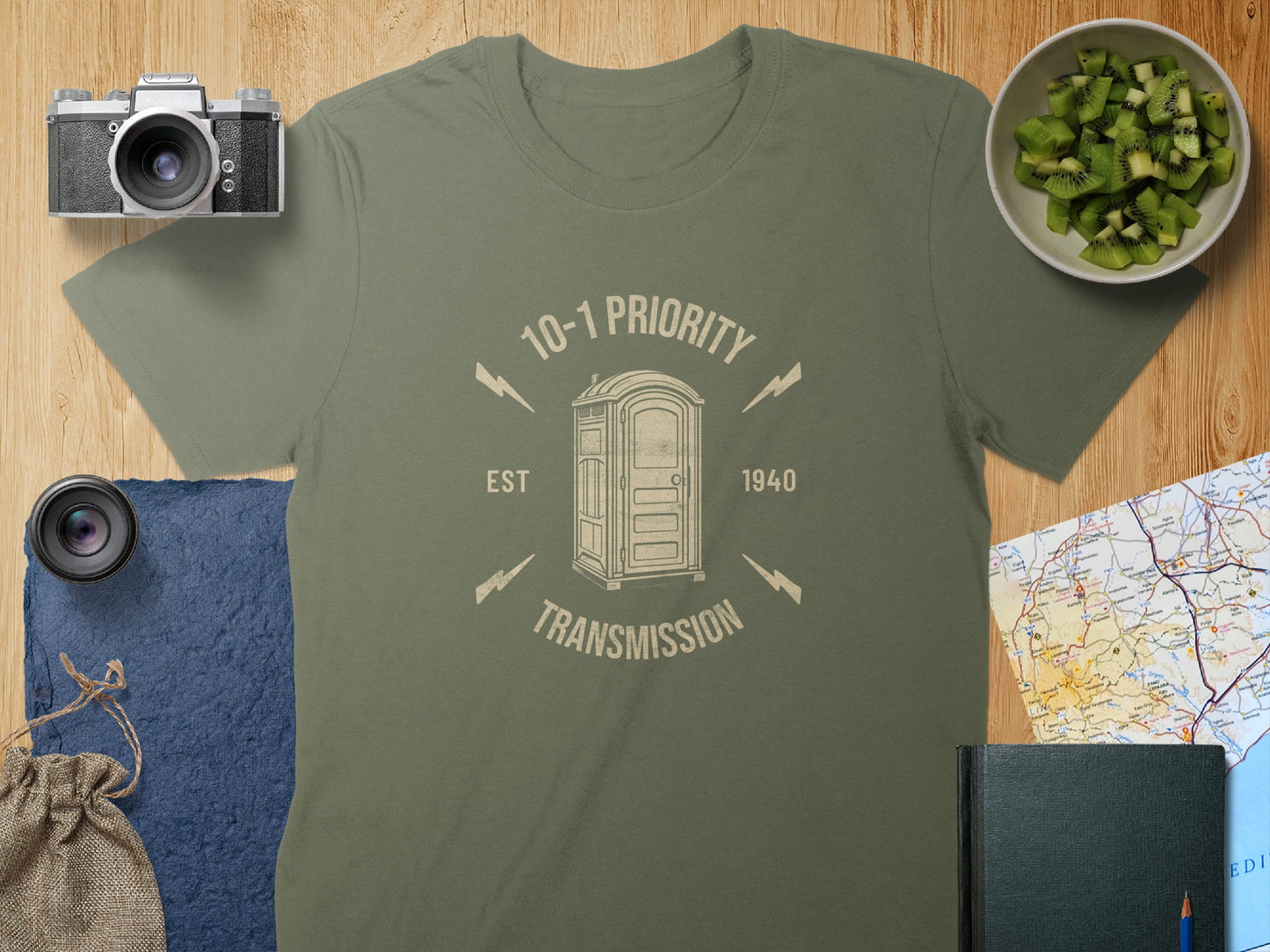 10-1 Priority Transmission Graphic Tee product type