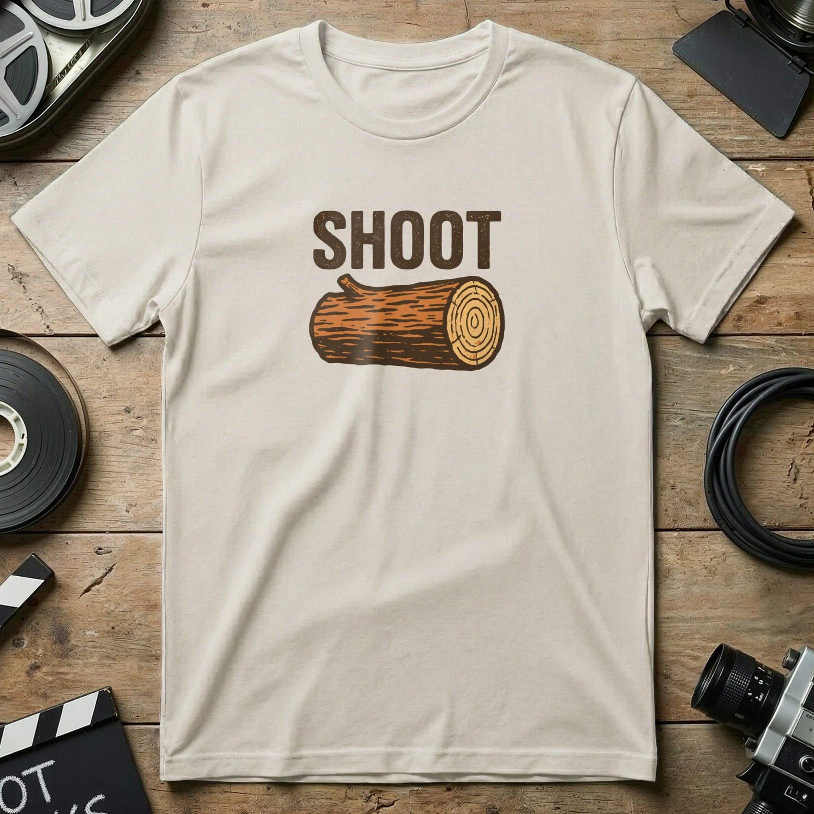 Shoot Log Graphic Tee Film Enthusiast Shirt