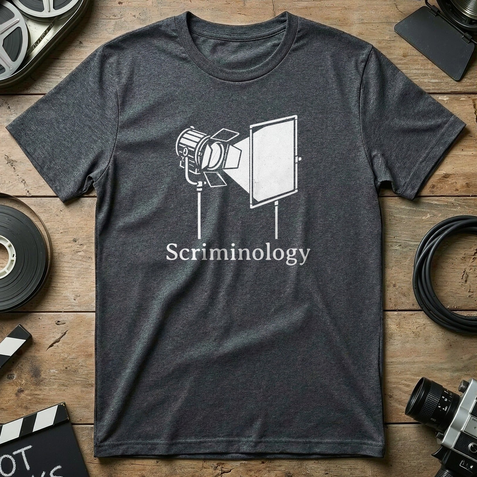 Scriminology Film Lighting Design Graphic T-Shirt