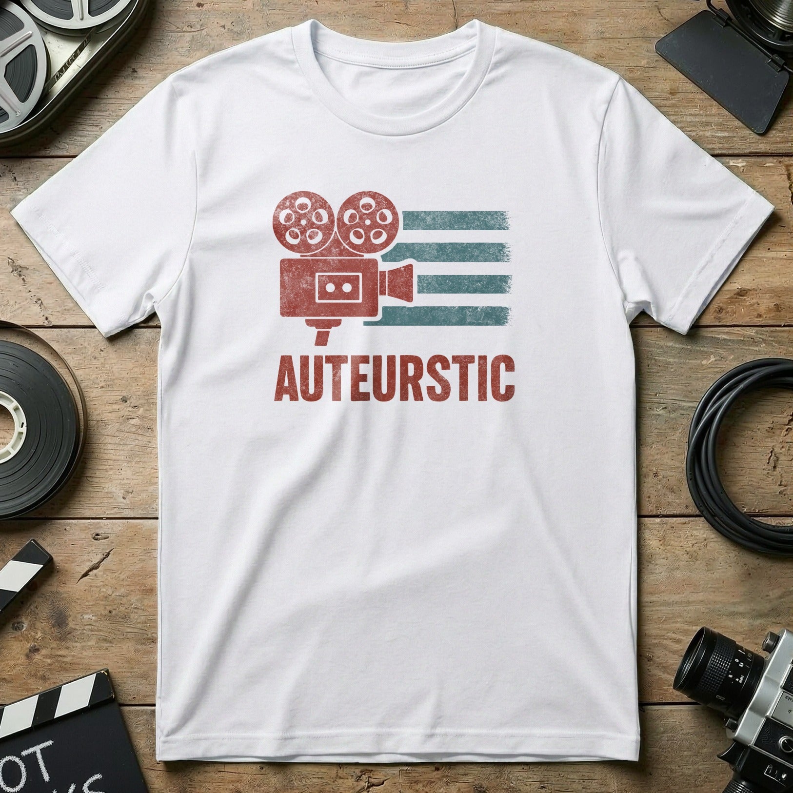 Auteurstic Vintage Film Camera Graphic T-Shirt