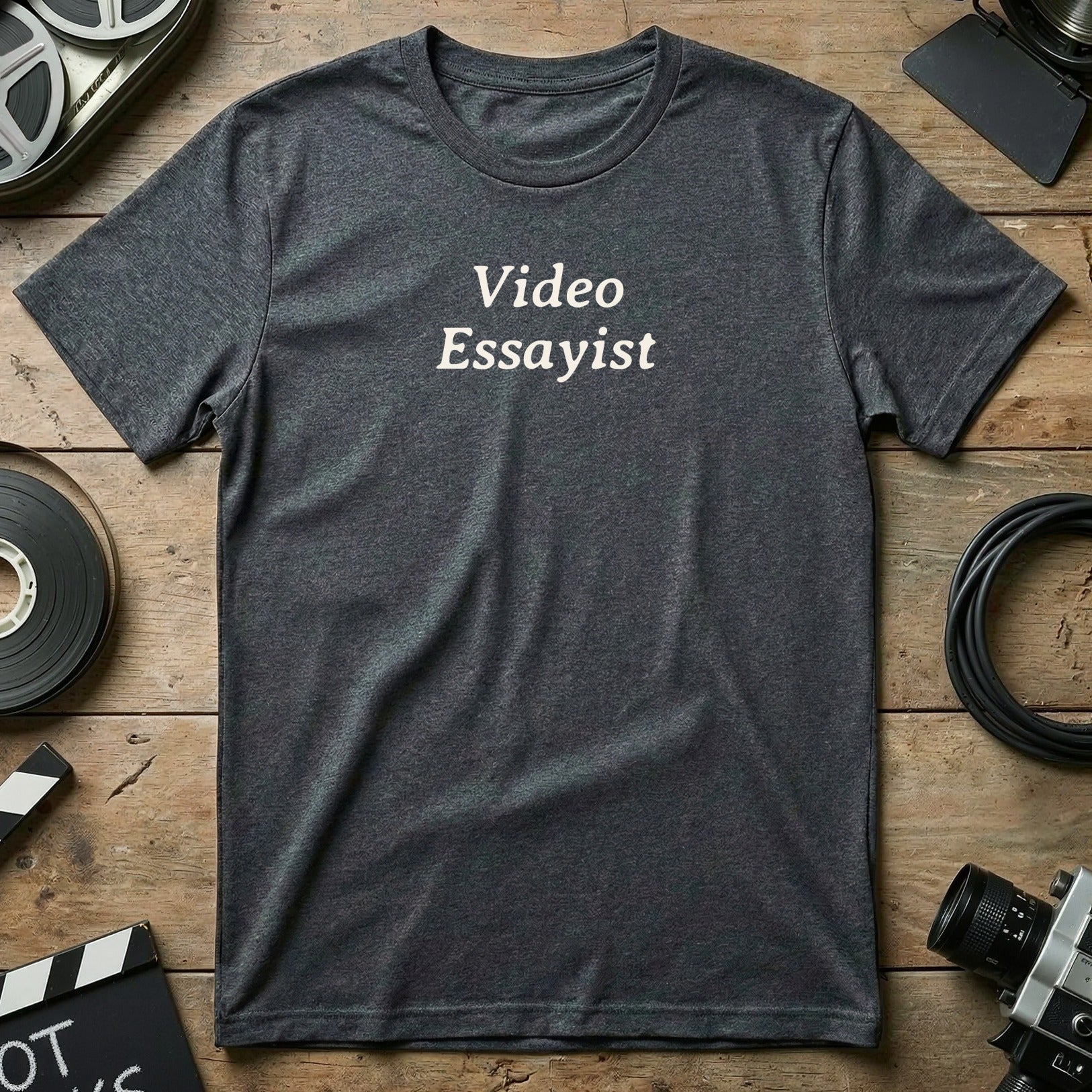 Video Essayist Graphic T-Shirt for Content Creators