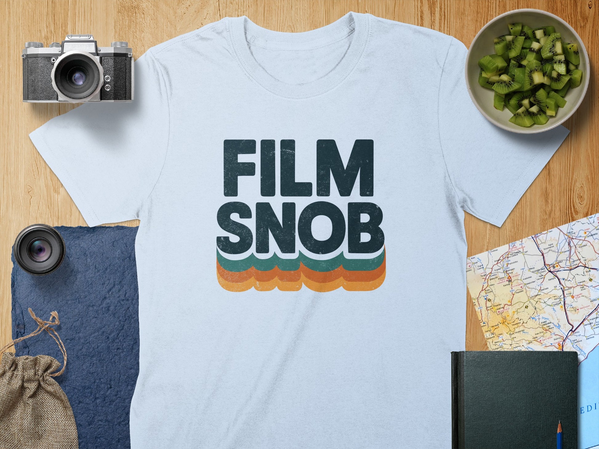 Film Snob Graphic Tee Shirt Retro Style Clothing product