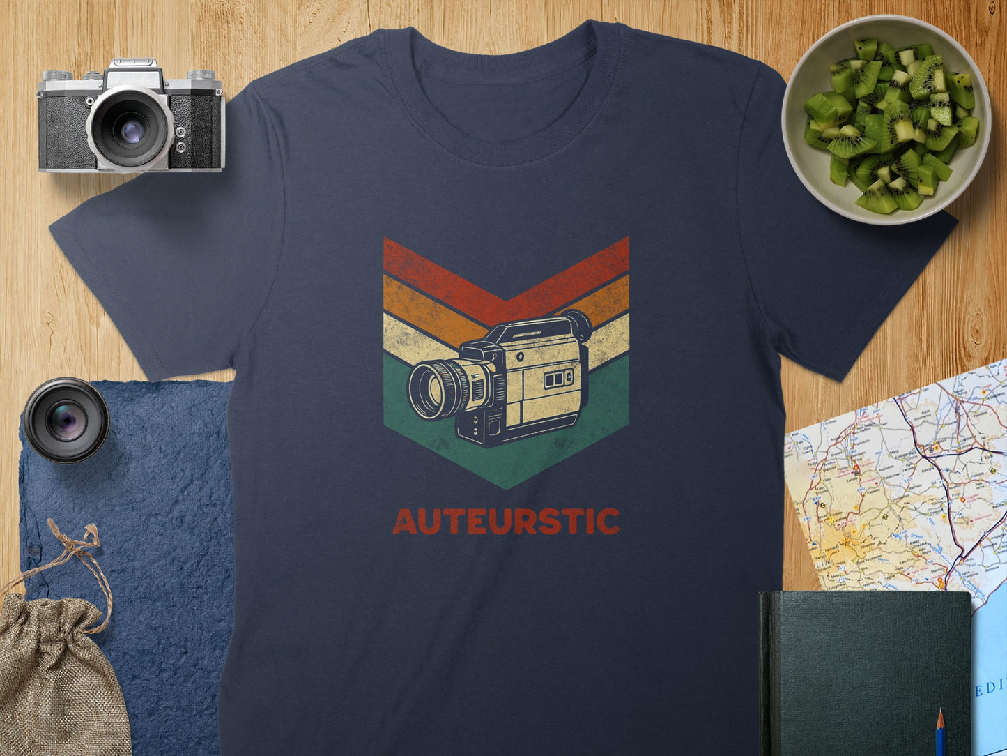 Vintage Camera Graphic Tee Auteuristic Product Type