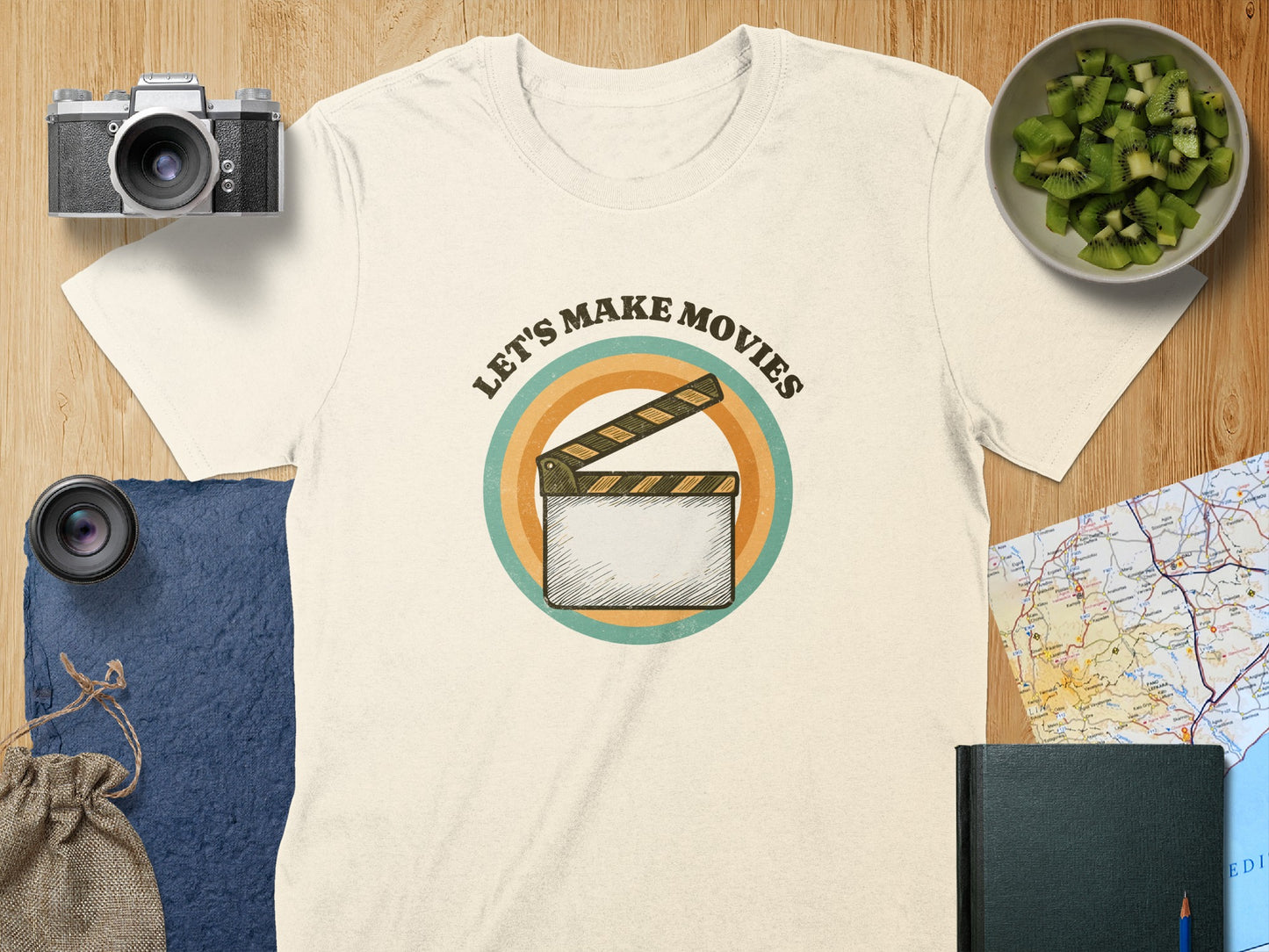 Let's Make Movies Clapperboard Casual Wear Product