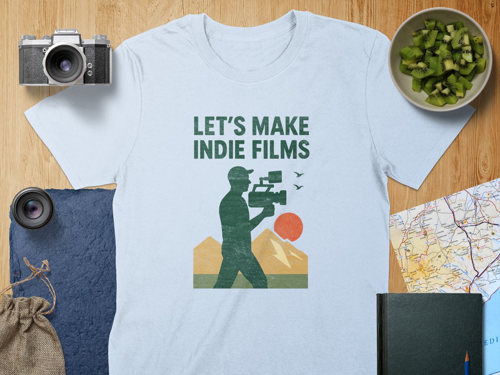 Let's Make Indie Films Scenic Design T-shirt product type