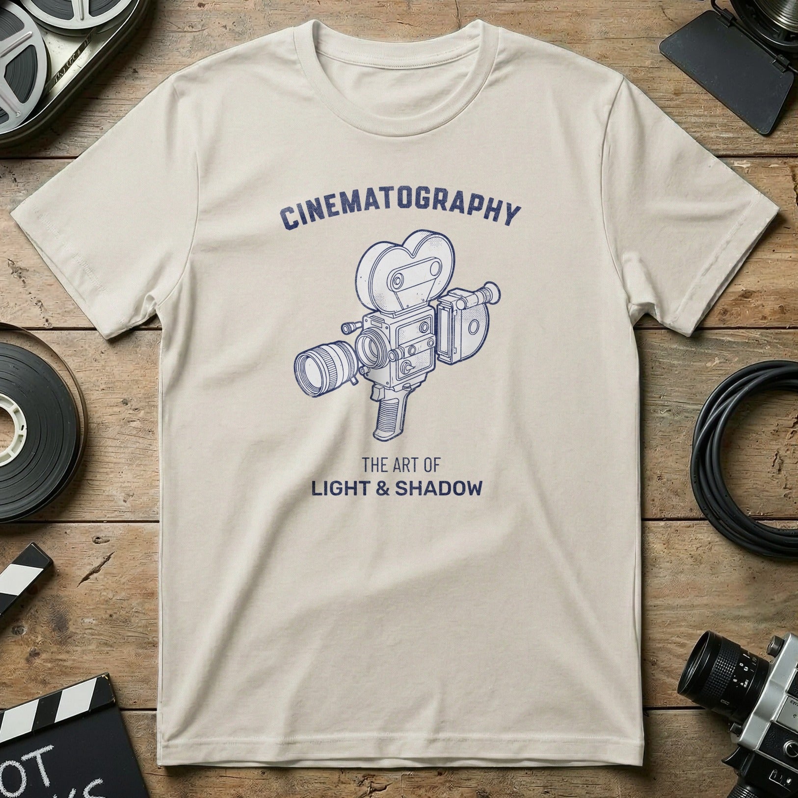 Cinematography Vintage Camera The Art Of Light & Shadow shirt