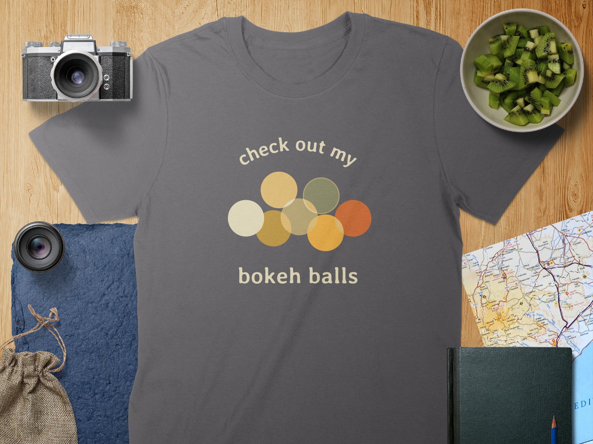 Check Out My Bokeh Balls Graphic Tee Shirt product