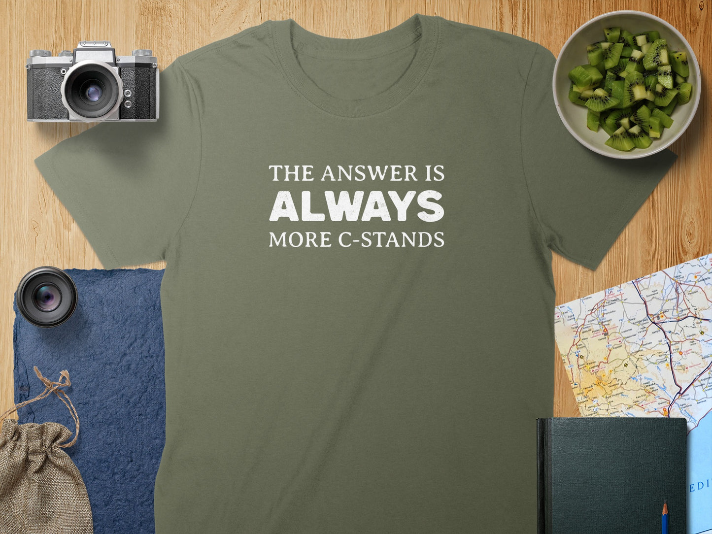 The Answer Is Always More C-Stands Graphic Shirt Product
