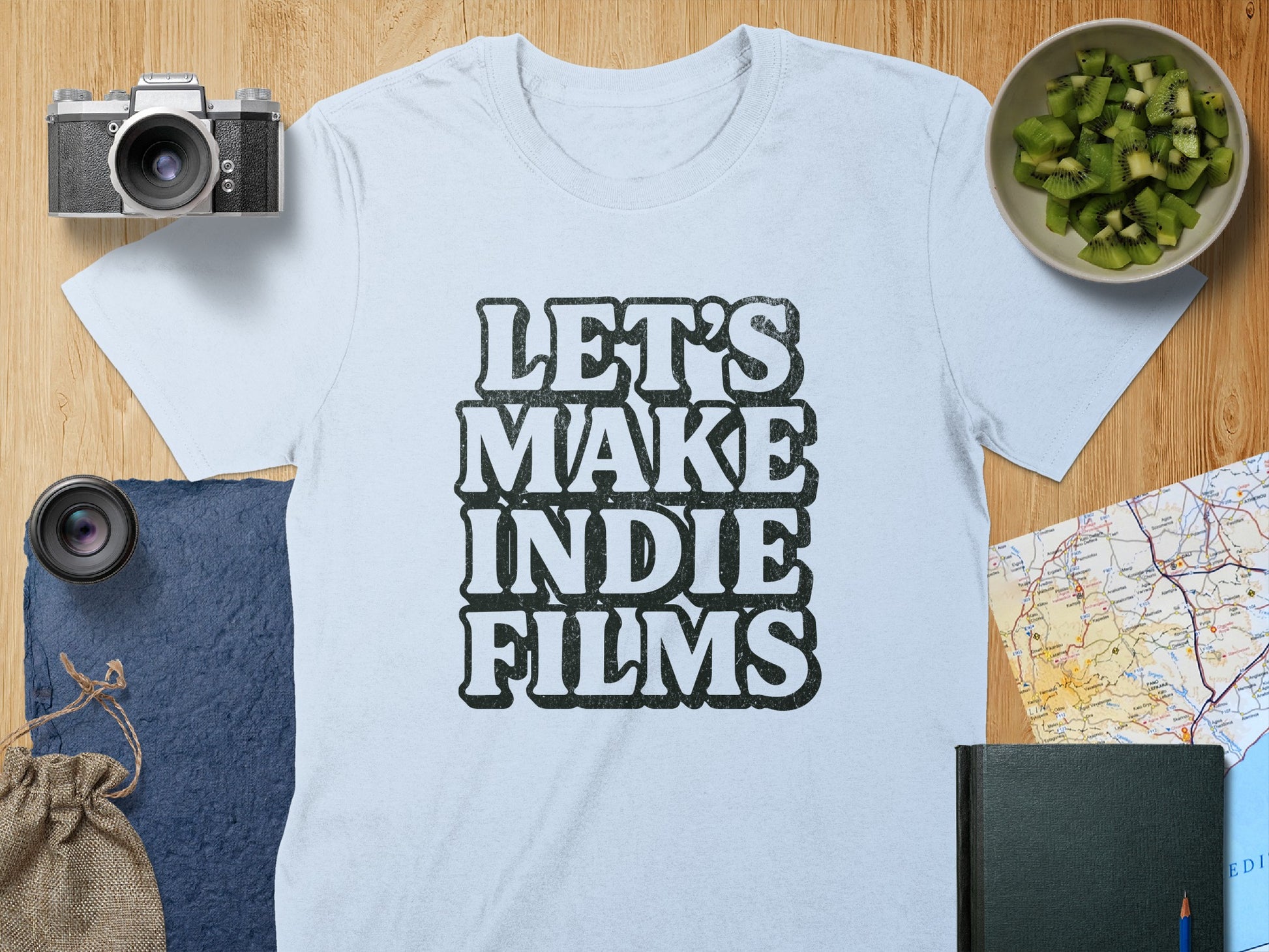 Let's Make Indie Films Graphic Tees product type