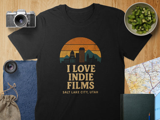 I Love Indie Films Salt Lake City Utah graphic product