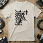 Deakins Lubezki Doyle Fraser Bobbitt Hall Willis T-Shirt