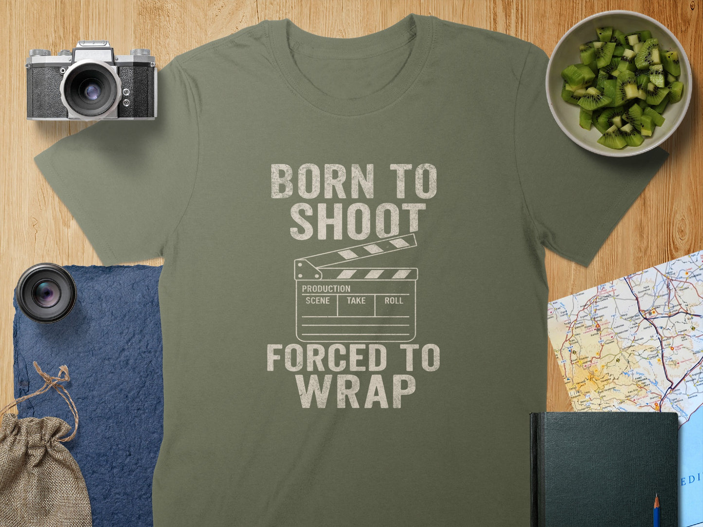 Born to Shoot Forced to Wrap Graphic T-Shirt product