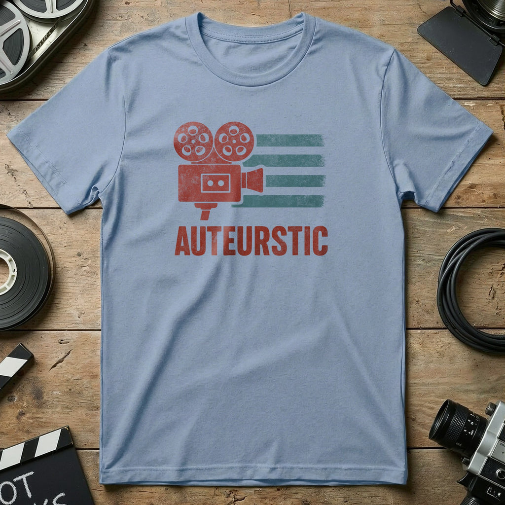 AUTEURSTIC Retro Camera Design Graphic T-shirt