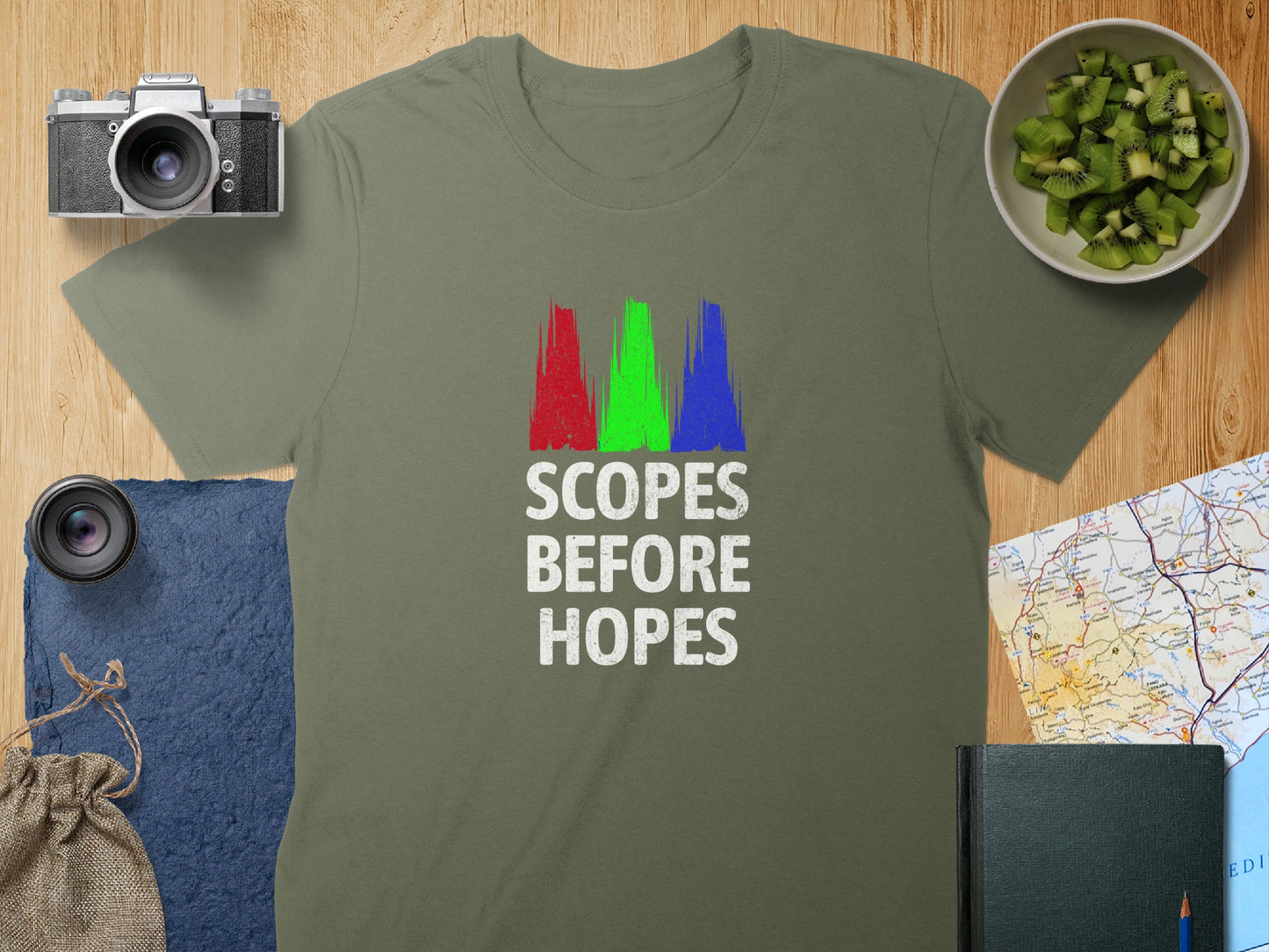 Scopes Before Hopes Graphic Tee Shirt product