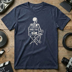 Skeleton Director Chair Graphic T-Shirt