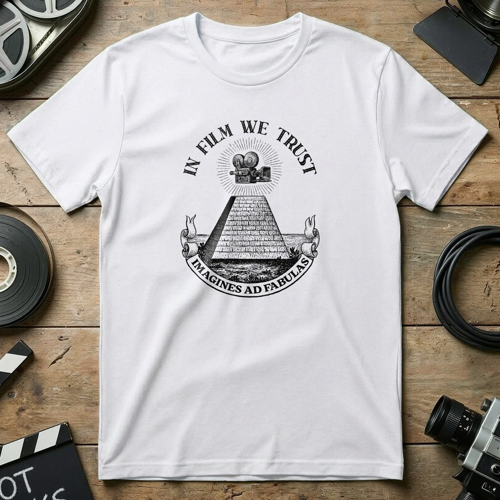 In Film We Trust Imagines Ad Fabulas Tee Shirt