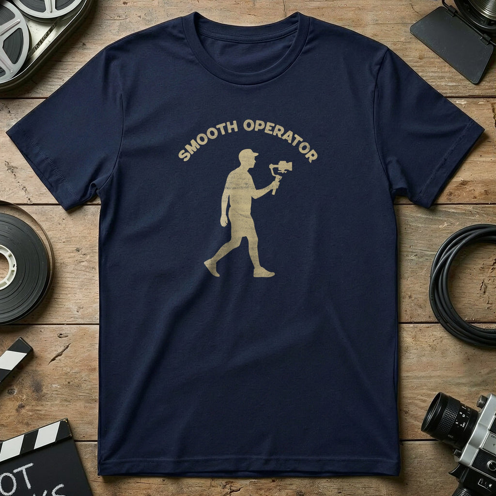 Smooth Operator Vintage Film Making Graphic Tee Shirt